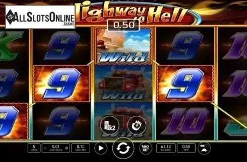 Win Screen. Highway to Hell from Wazdan