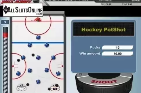 Win Screen . Hockey Potshot from GamesOS