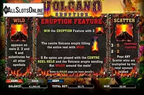 Screen2. Hot Hot Volcano from NextGen