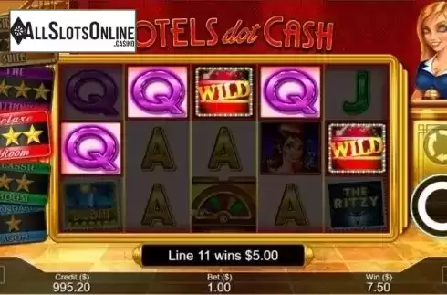Game Screen. Hotels Dot Cash from Live 5