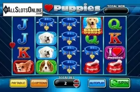 Screen 1. I Heart Puppies from CR Games