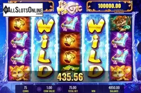 Wild win screen. It's Magic: Lilly from IGT