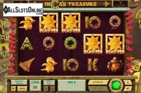 Free Spins 2. Inca's Treasure from Tom Horn Gaming