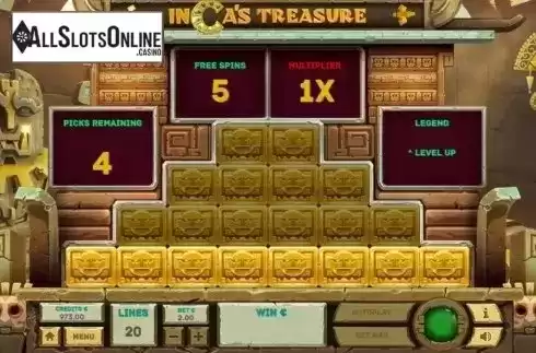 Bonus Game 2. Inca's Treasure from Tom Horn Gaming