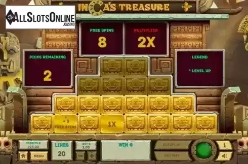 Bonus Game 3. Inca's Treasure from Tom Horn Gaming