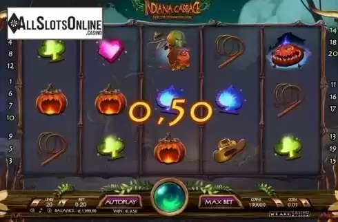 Win Screen. Indiana Cabbage from We Are Casino