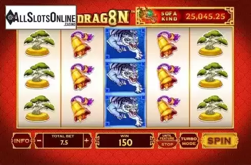 Reel Screen. Infinity Dragon from Playtech Origins