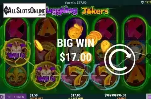 Game workflow 2. Juggling Jokers from Slot Factory