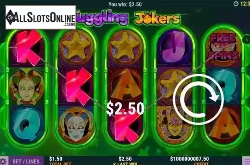 Game workflow 3. Juggling Jokers from Slot Factory