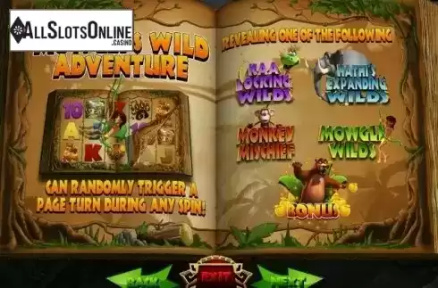 Paytable 1. Jungle Jackpots from Blueprint