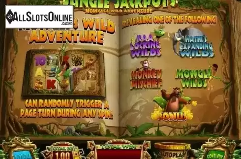 Screen 1. Jungle Jackpots from Blueprint