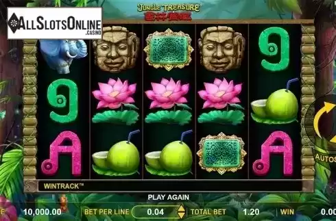 Reels screen. Jungle Treasure (Aspect Gaming) from Aspect Gaming