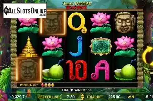 Win screen . Jungle Treasure (Aspect Gaming) from Aspect Gaming