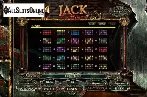 Lines. Jack the Ripper from RTG