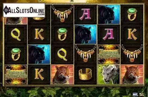 Game Workflow screen. Jaguar Princess from High 5 Games