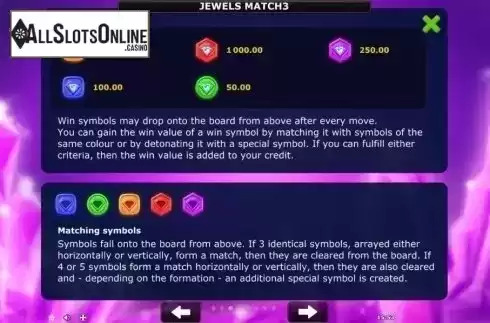 Game Rules 3. Jewels Match 3 from Greentube