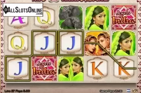 Win Screen. Jewels Of India from High 5 Games