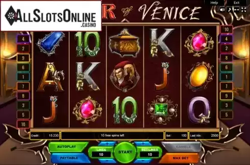 Reel Screen. Joker of Venice from Platin Gaming