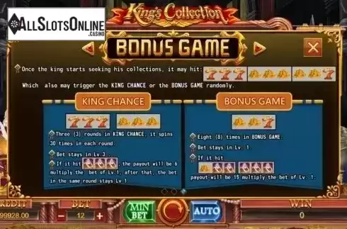 Bonus Game. King Collection from TIDY