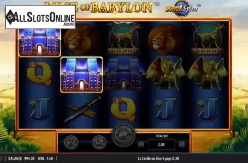 Win Screen 1. King of Babylon from Shuffle Master