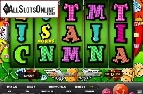 Screen2. Lucky Letters (9) from Portomaso Gaming