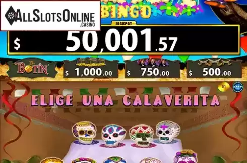 Bonus Game. La Calaca Bingo from ZITRO