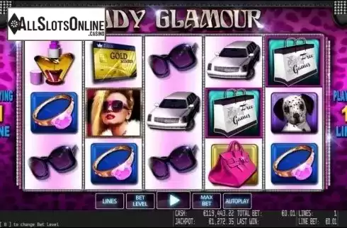 Game reels. Lady Glamour HD from World Match