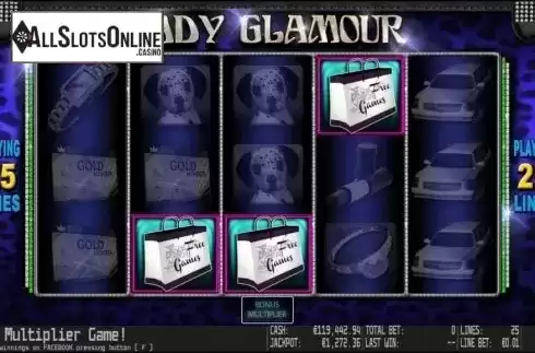 Free spins. Lady Glamour HD from World Match