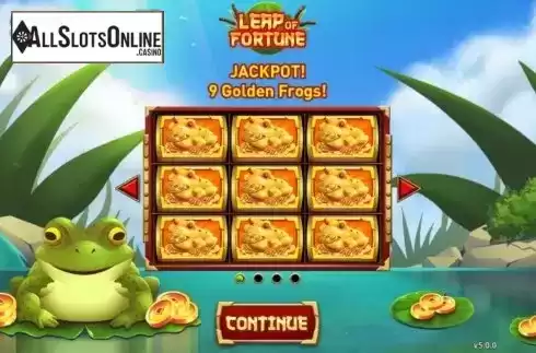 Start Screen. Leap Of Fortune from GamePlay