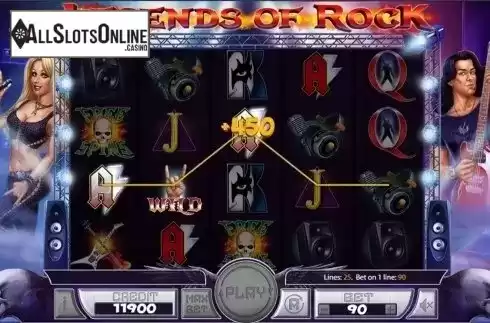 Game workflow 2. Legends of Rock from X Card