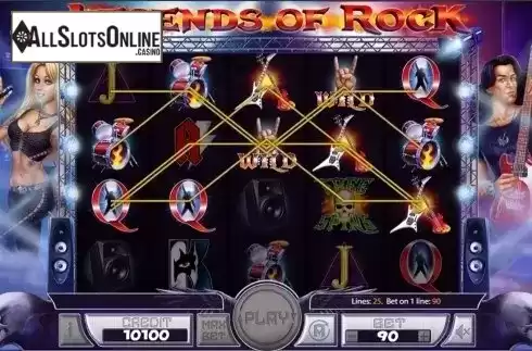Game workflow 3. Legends of Rock from X Card