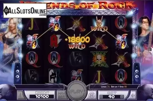 Game workflow 4. Legends of Rock from X Card