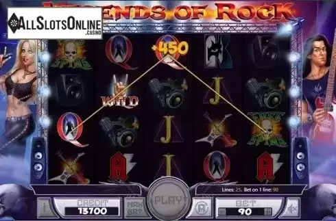 Game workflow . Legends of Rock from X Card