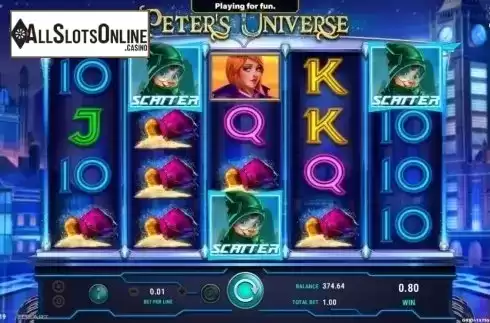 Free Spins. Peter's Universe from GameArt