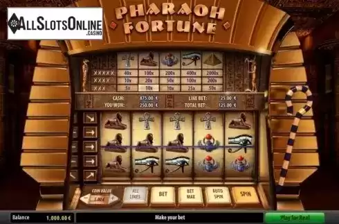 Win Screen. Pharaoh Fortune from GameScale
