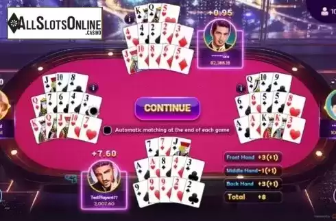 Game Screen 3. Pineapple Poker from Spadegaming