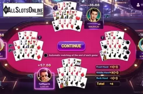 Game Screen 5. Pineapple Poker from Spadegaming
