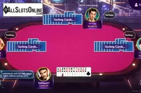 Game Screen 1. Pineapple Poker from Spadegaming