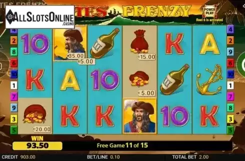 Free Spins 4. Pirates Frenzy from Blueprint