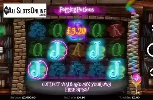Win Screen. Popping Potions from Endemol Games