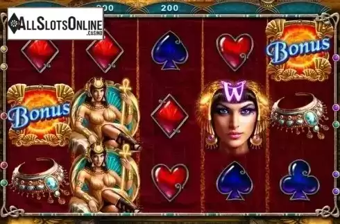 Reel Screen. Queen of Empire from Octavian Gaming