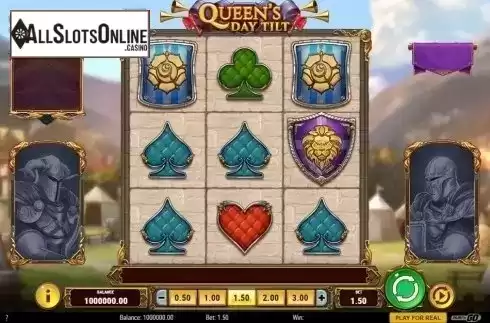 Reel Screen Desktop. Queen's Day Tilt from Play'n Go