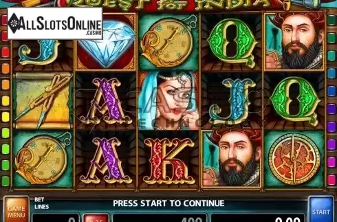 Screen2. Quest For India from Casino Technology