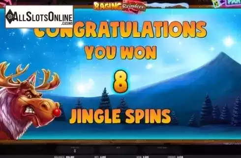 Free Spins 1. Raging Reindeer from iSoftBet