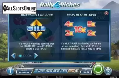 Features 2. Rally 4 Riches from Play'n Go