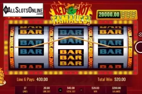 Win Screen 3. Red Hot Tamales from IGT