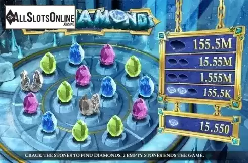 Ice Diamond game screen. Reign of Gnomes from Revolver Gaming
