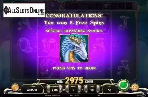Free Spins 3. Rise of Merlin from Play'n Go