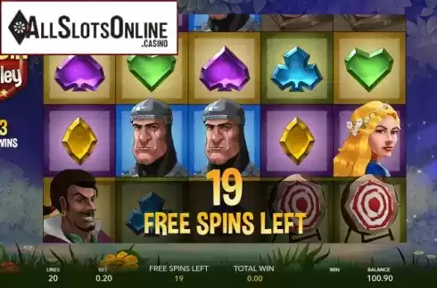Free Spins. Robin of Loxley from Mascot Gaming