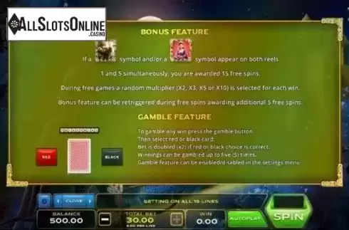 Features. Robin the Good from Xplosive Slots Group